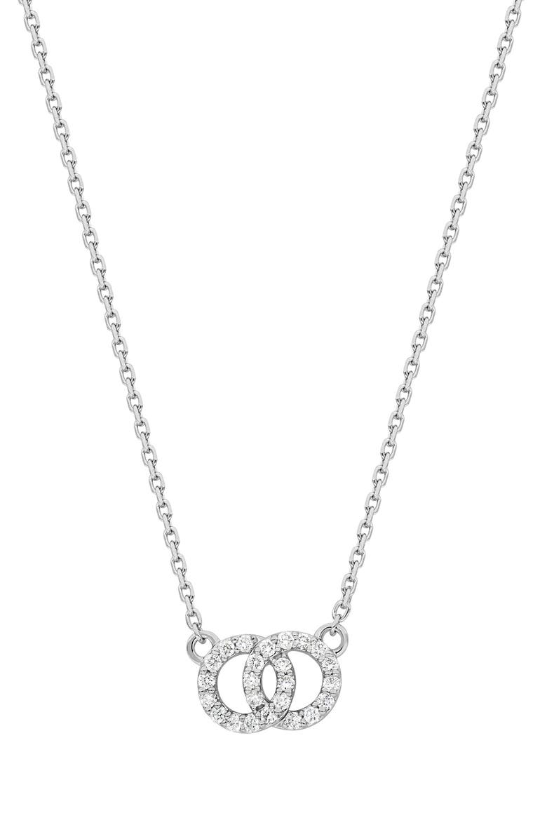 Bony Levy Diamond Pendant Necklace, Main, color, 18Kw