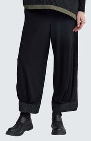 LUUKAA Freya Cropped Wide-Leg Pants