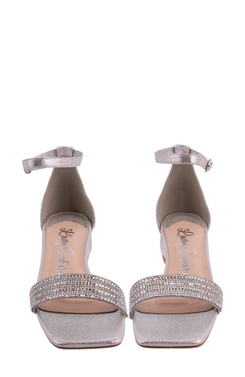 Lady Couture Doris Ankle Strap Sandal In Animal Print