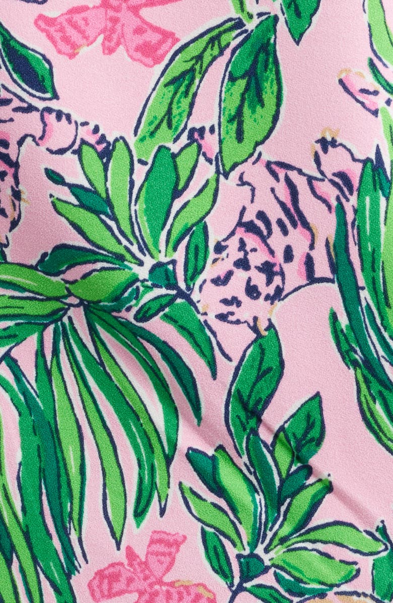 Lilly Pulitzer<sup>®</sup> Edita Sleeveless Floral Shift Minidress, Alternate, color, Conch Shell Pink