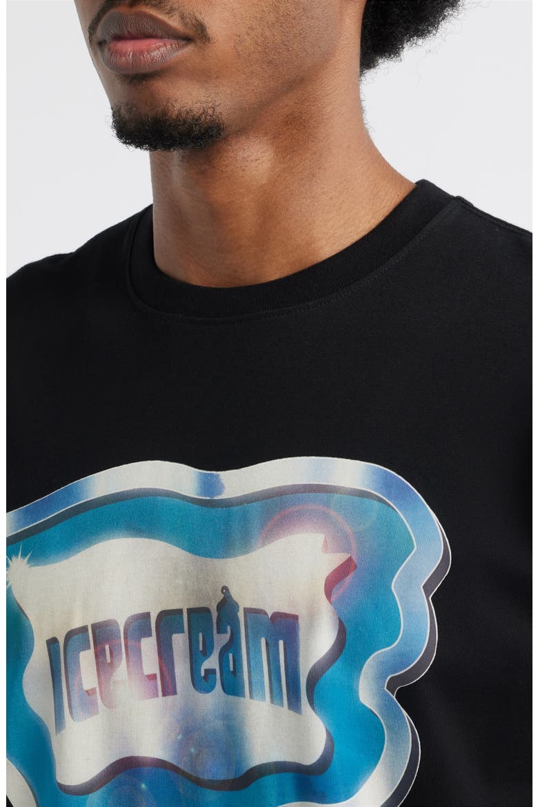 Chrome Logo Graphic T-Shirt, Alternate, color, BLACK