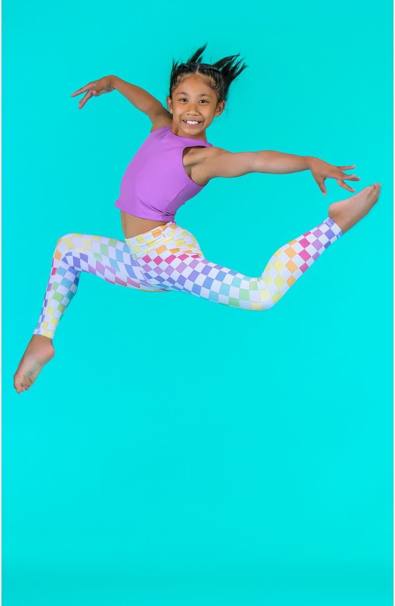 Destira High Waisted Performance Legging, Alternate, color, Electric Glow