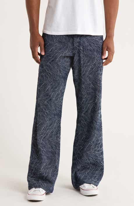 HONOR THE GIFT Swirl Jacquard Wide Leg Jeans