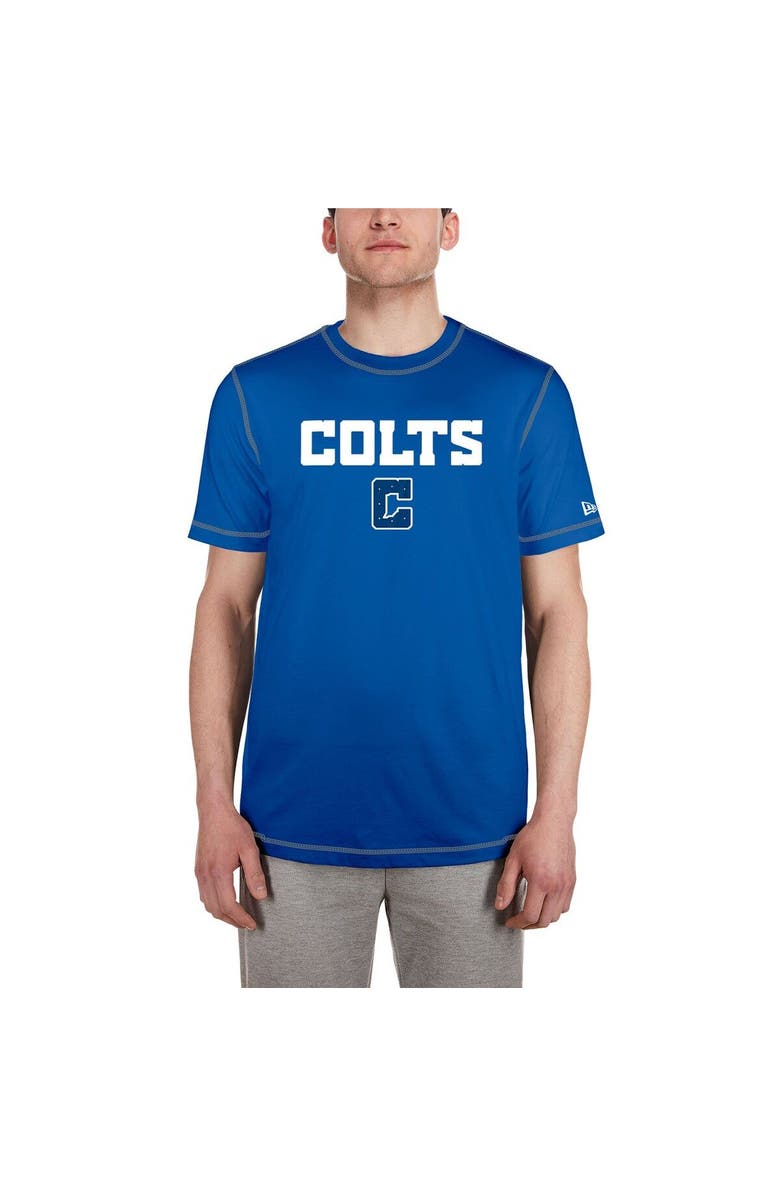 New Era Men's New Era Royal Indianapolis Colts Third Down Puff Print T-Shirt, Alternate, color, Royal