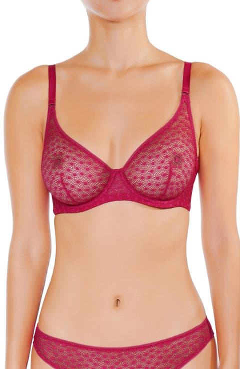 Daisy Cerise Underwire Bra