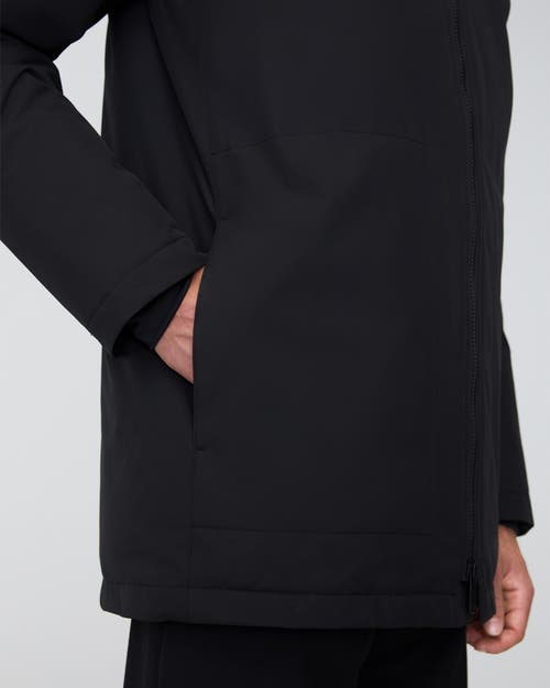 Quartz Co. Jules | Hooded Down Winter Jacket In Black