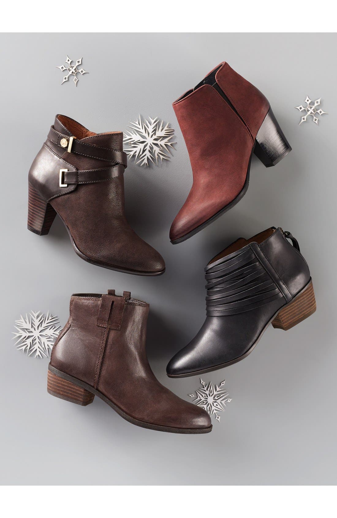 'Ranier' Leather Bootie, Alternate, color, BLACK