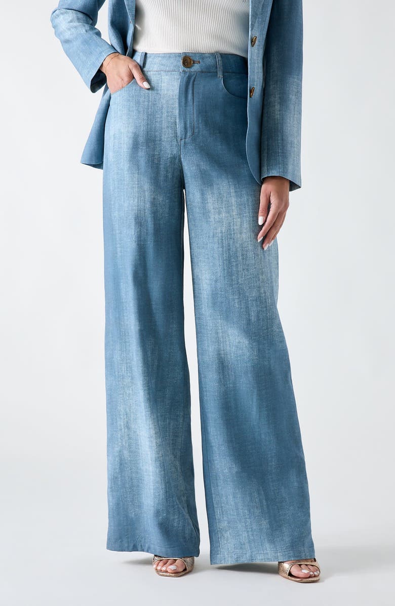 Marciano Jen Denim Effect Pants, Main, color, Fbge-Open