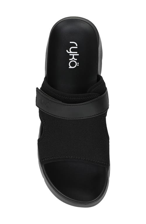 Ryka Women's Brilliant Sport Slide Sandals In Black