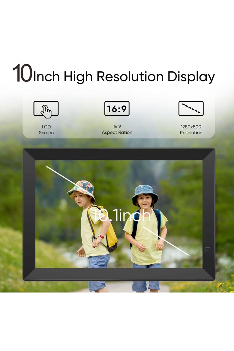 10.1" Digital Photo Frame, Alternate, color, Black