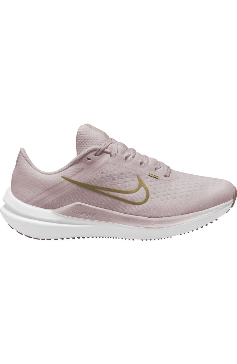 Nike Air Winflo 10 Running Shoe, Main, color, Platinum Violet/ Moss/ White