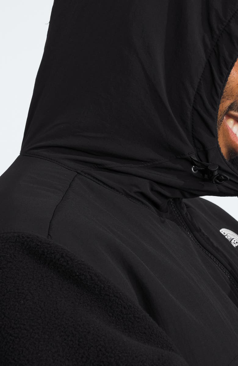 The North Face Retro Denali Hooded Jacket, Alternate, color, Tnf Black