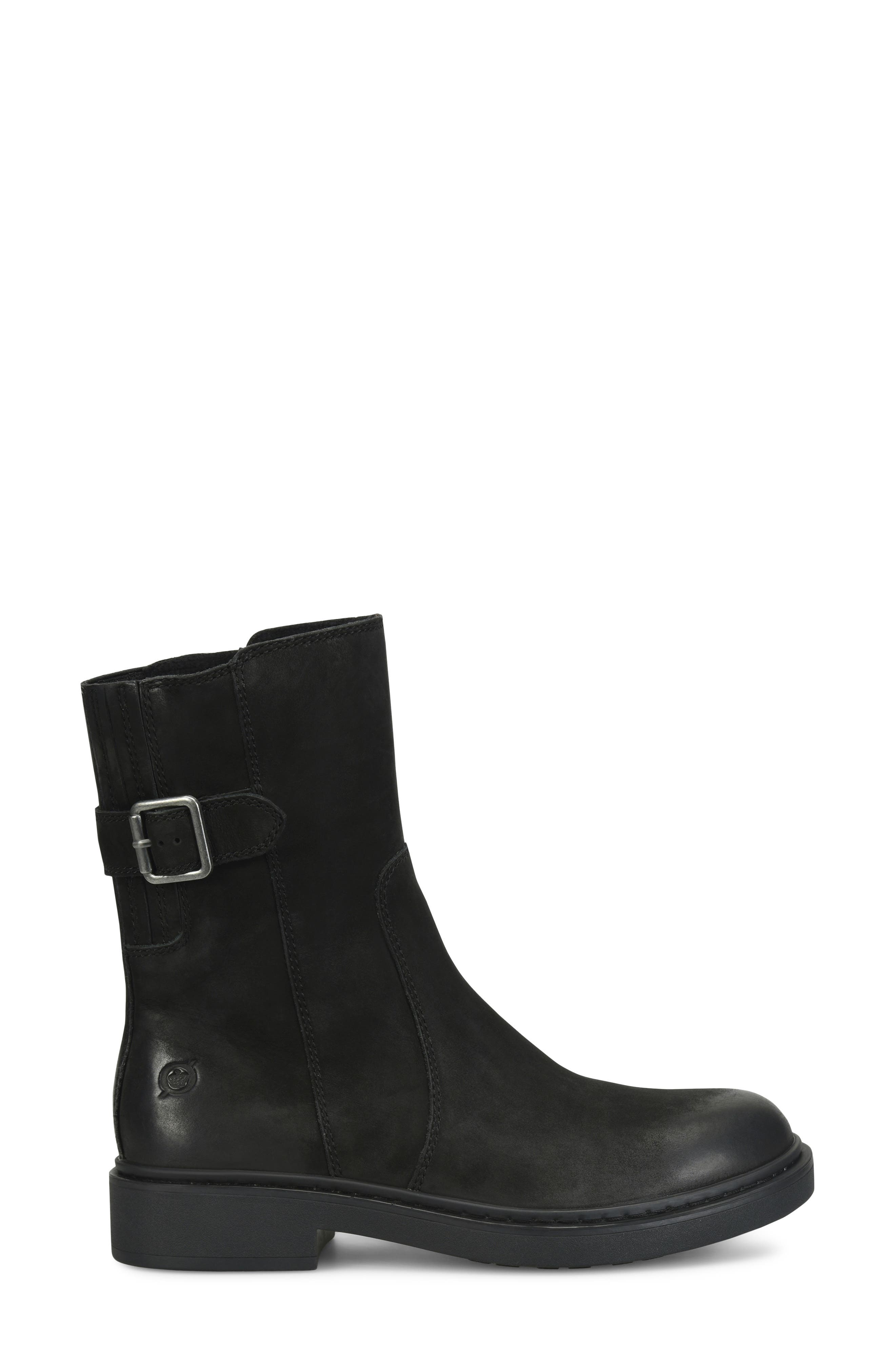 Boyer Leather Boot, Alternate, color, BLACK NUBUCK