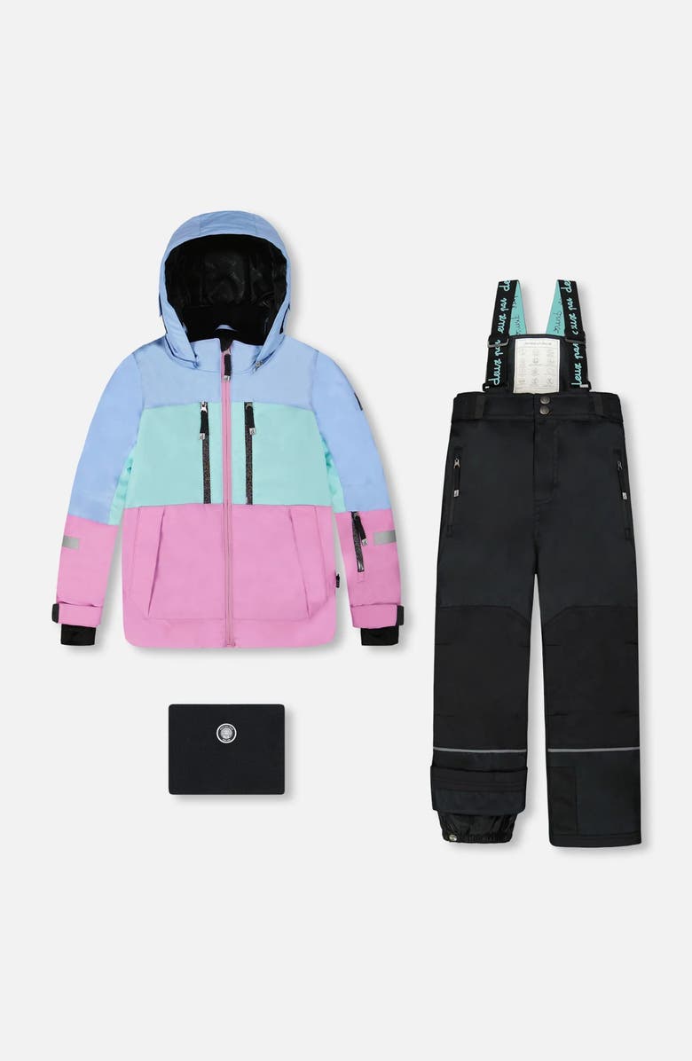 Deux par Deux Two-Piece Teknik Snowsuit with Jacket and Solid Pant, Main, color, 