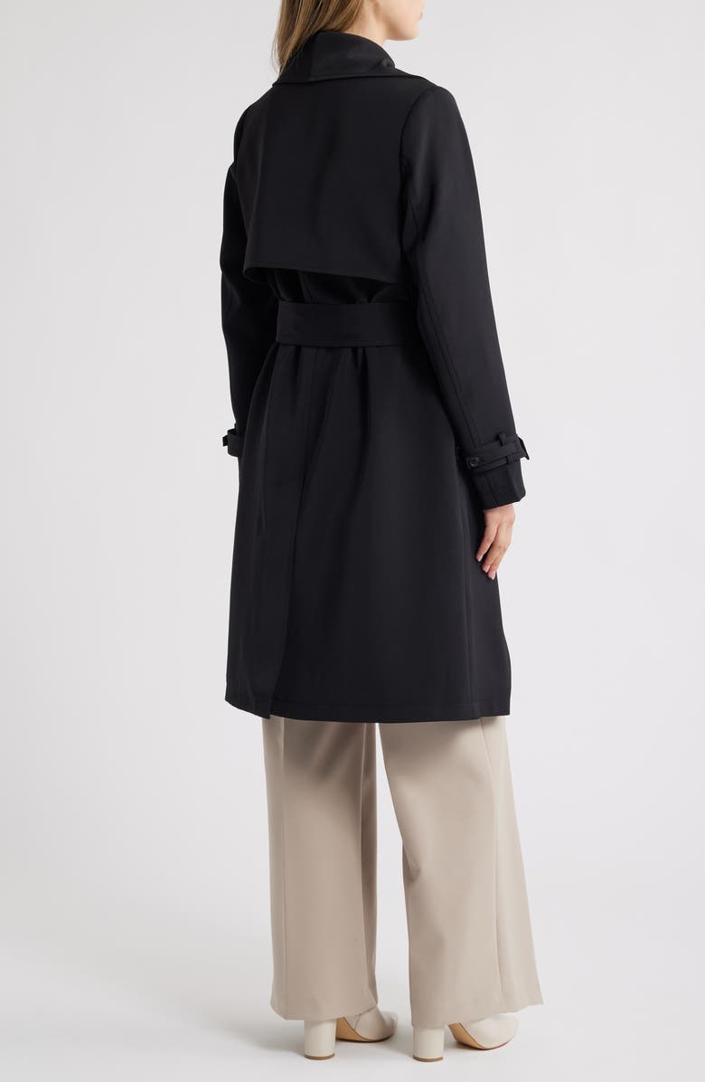 BCBG Max Azria Belted Trench Coat, Alternate, color, 