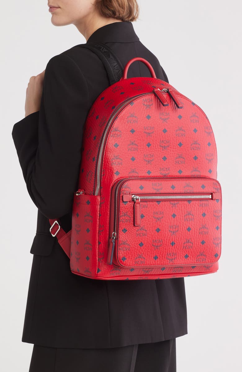 MCM Aren Visetos Backpack, Alternate, color,