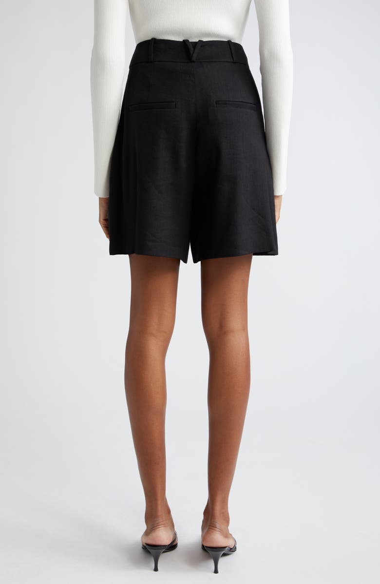 Veronica Beard Noemi Linen Blend Shorts, Alternate, color,