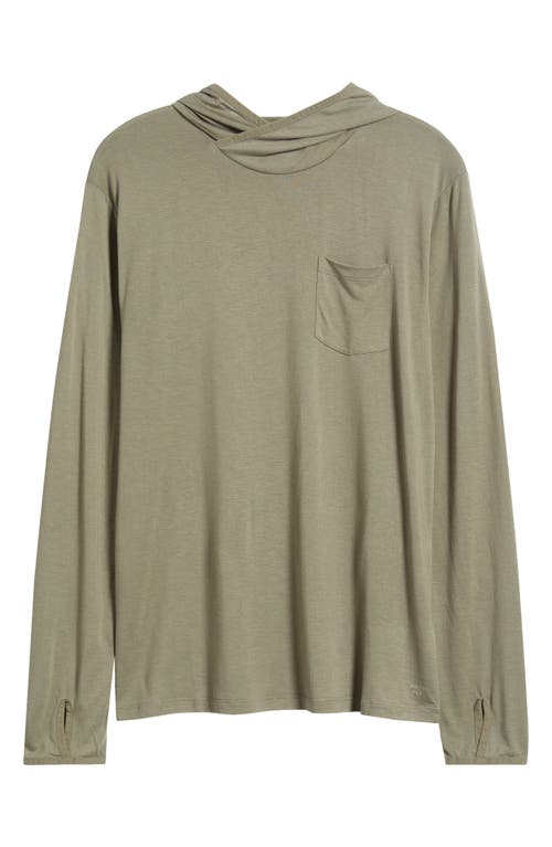 Free Fly Camouflage Lightweight Upf 20+ Hoodie In Fatigue