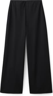 MANGO Pull-On Straight Leg Pants