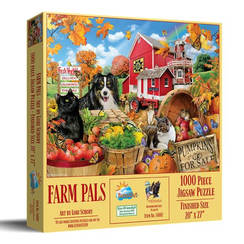 Farm Pals 1000 piece Jigsaw Puzzle for Adults