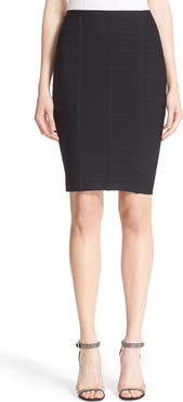 Herve Leger Bandage Pencil Skirt