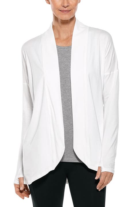 Women's LumaLeo Long Sleeve Sun Wrap with Back Slit, UPF 50+ Sun Protection
