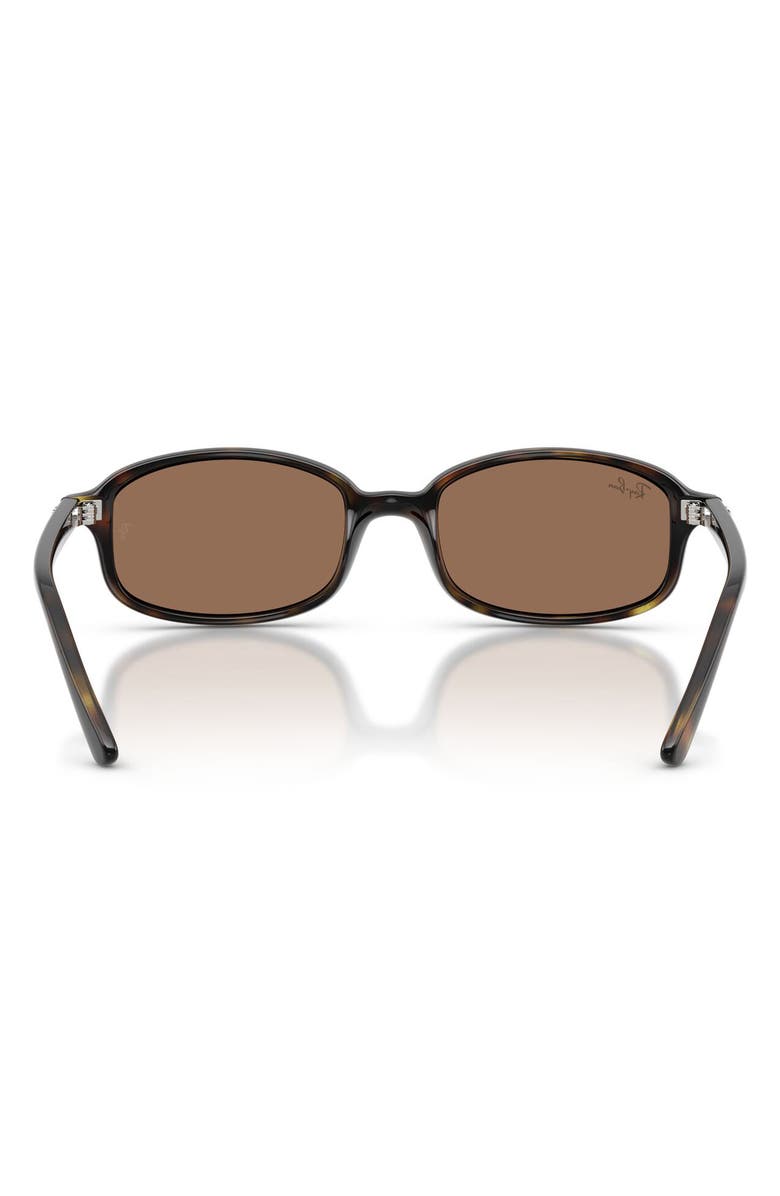 Ray-Ban Kids' 49mm Irregular Sunglasses, Alternate, color, Havana / Dark Brown