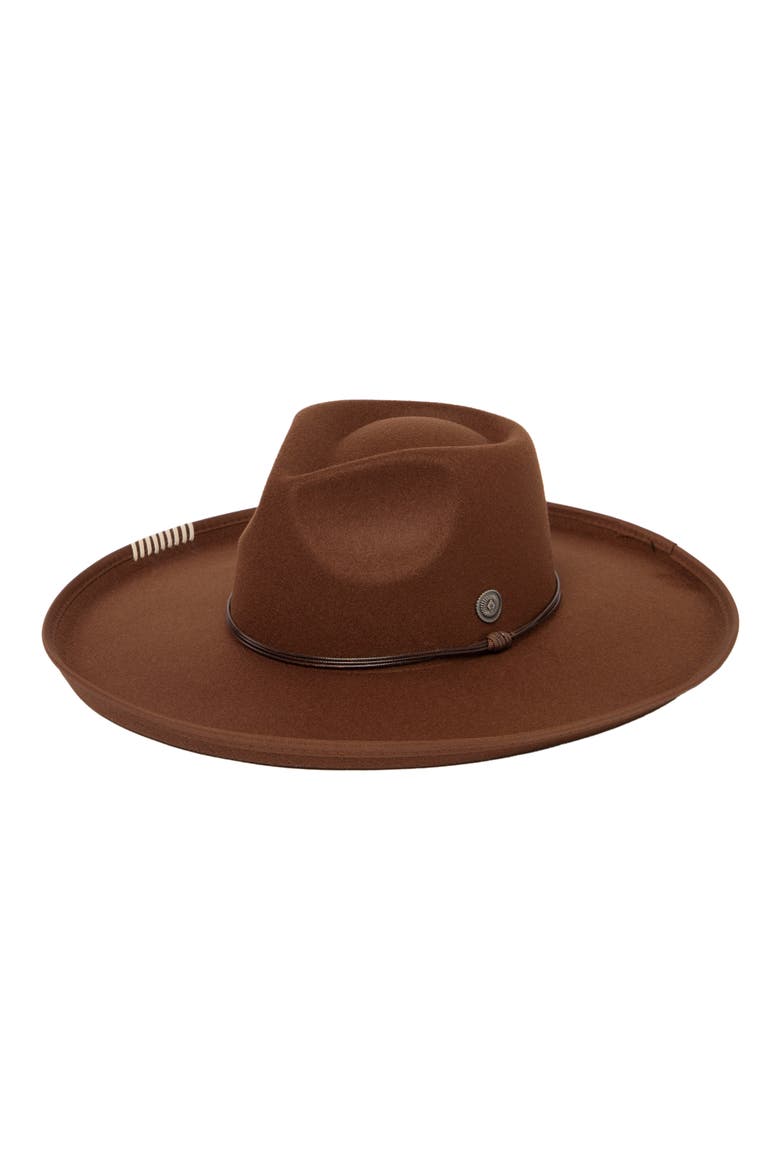 Round Crown Floppy Hat, Main, color, BROWN