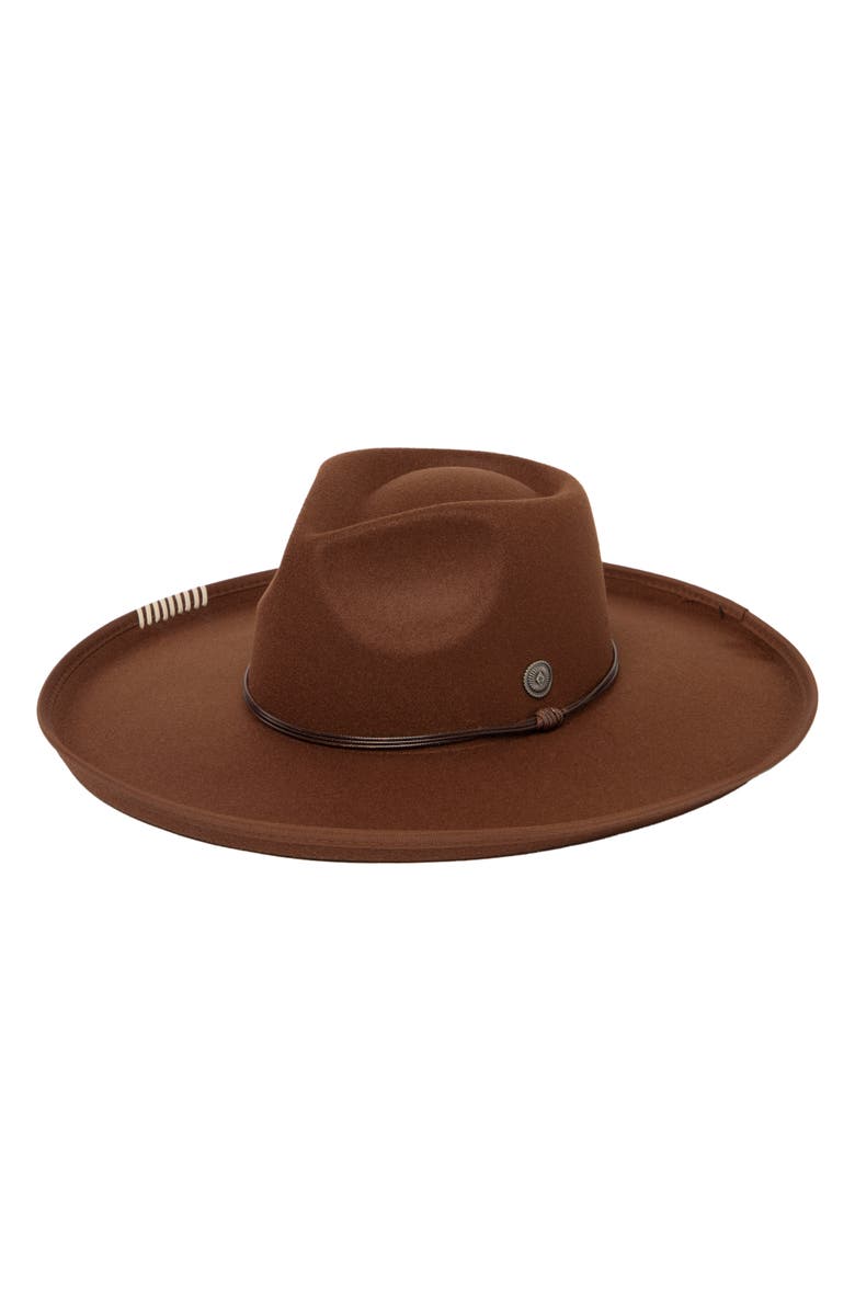 San Diego Hat Round Crown Floppy Hat, Main, color, Brown