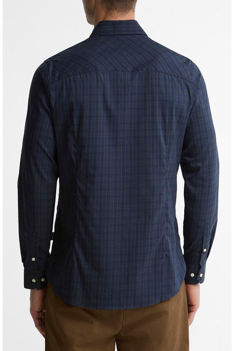 Harleton Tailored Fit Tartan Shirt, Alternate, color, MIDNIGHT LOCH