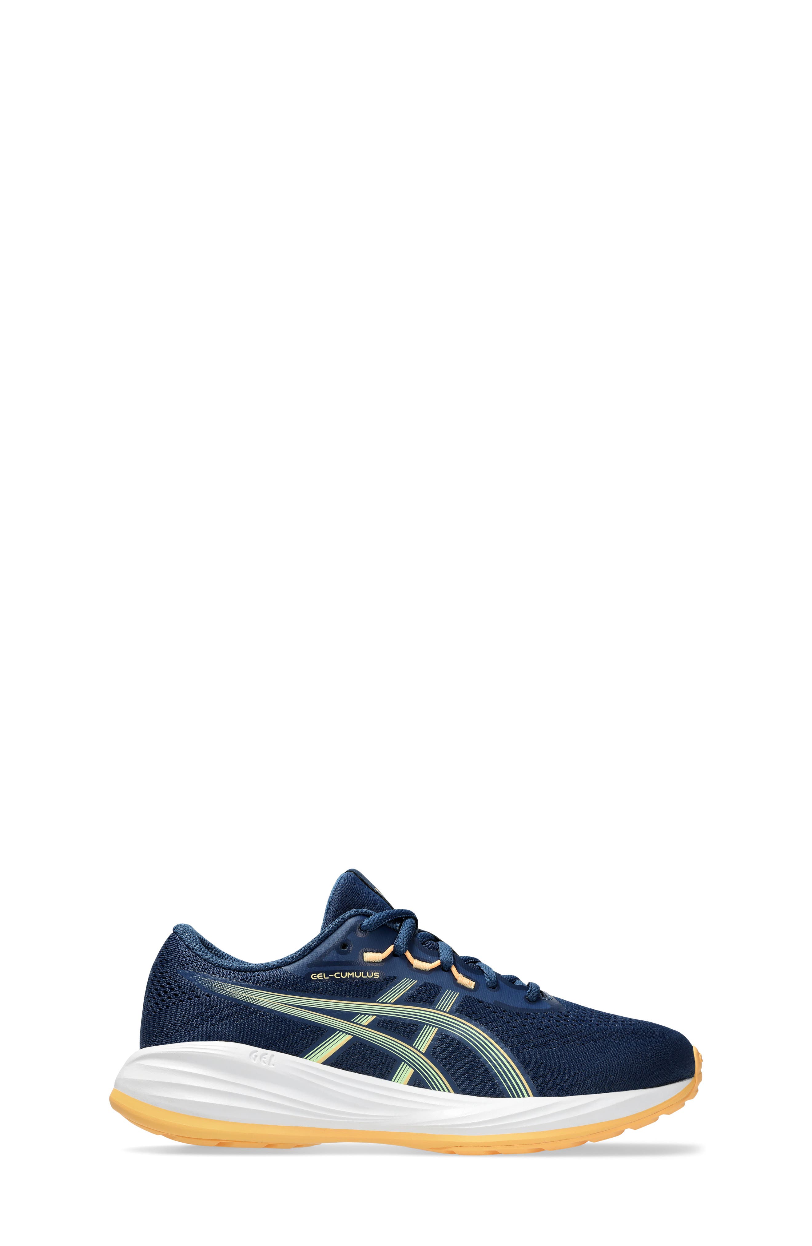 Kids' GEL-CUMULUS 28 GS Running Shoe, Alternate, color, INDEPENDENCE BLUE/ORANGE GLOW