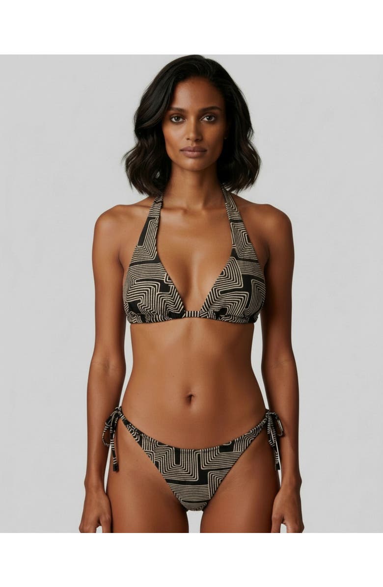Lords of Harlech Inter Twine Womens Bikini Top, Main, color, Inter Twine Black