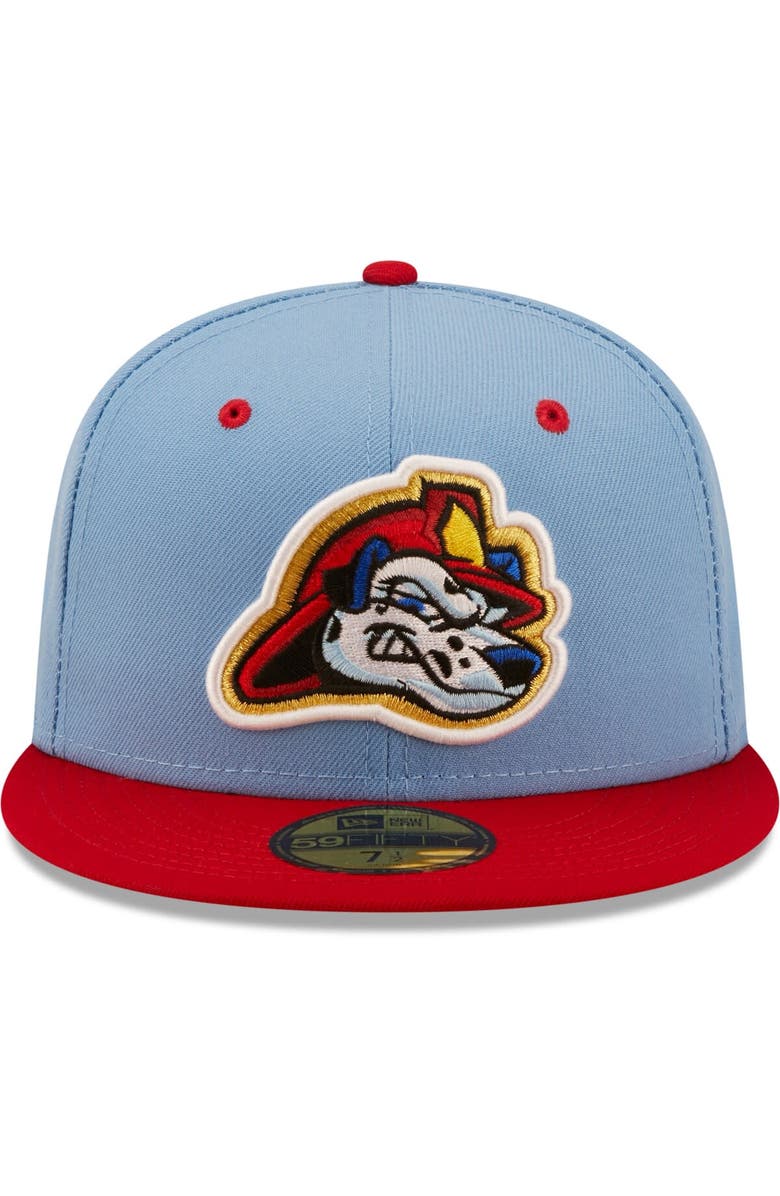 New Era Men's New Era Light Blue Peoria Chiefs Authentic Collection 59FIFTY Fitted Hat, Alternate, color, 