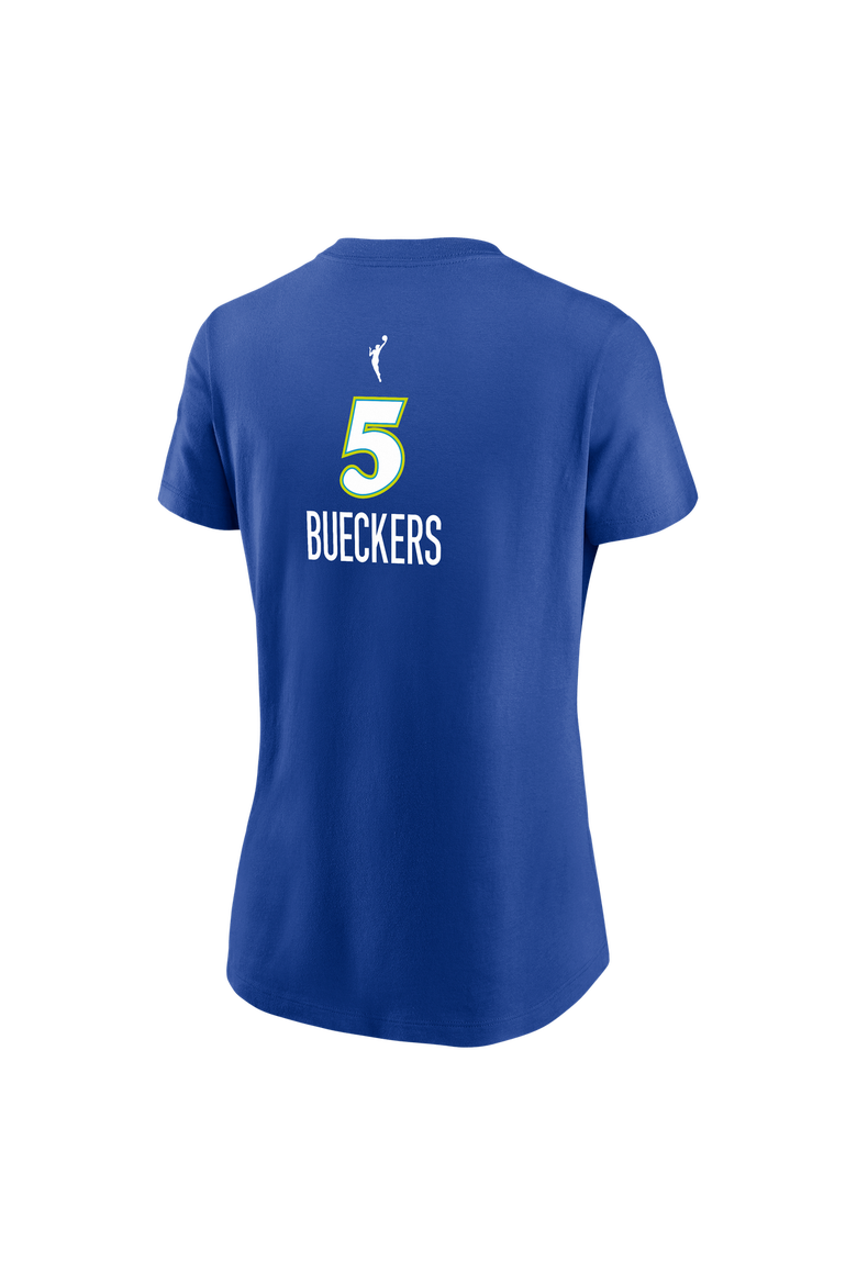 Women's Nike Paige Bueckers Blue Dallas Wings Rebel Edition Name & Number T-Shirt, Alternate, color, Blue