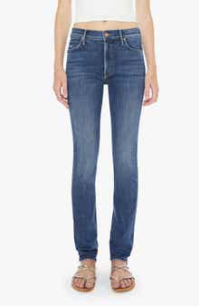 The Mid Rise Dazzler Skimp Straight Leg Jeans
