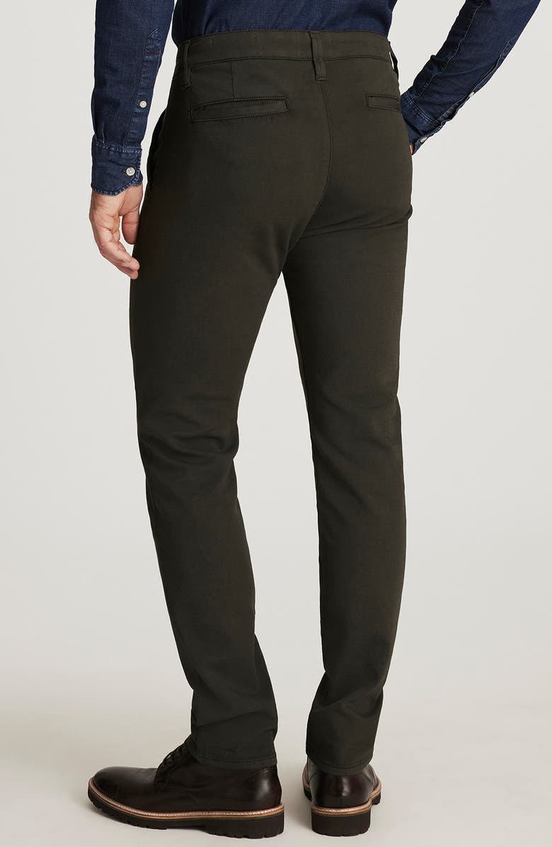 34 Heritage Verona Slim Straight Leg Chinos, Alternate, color, Dark Olive High Flyer