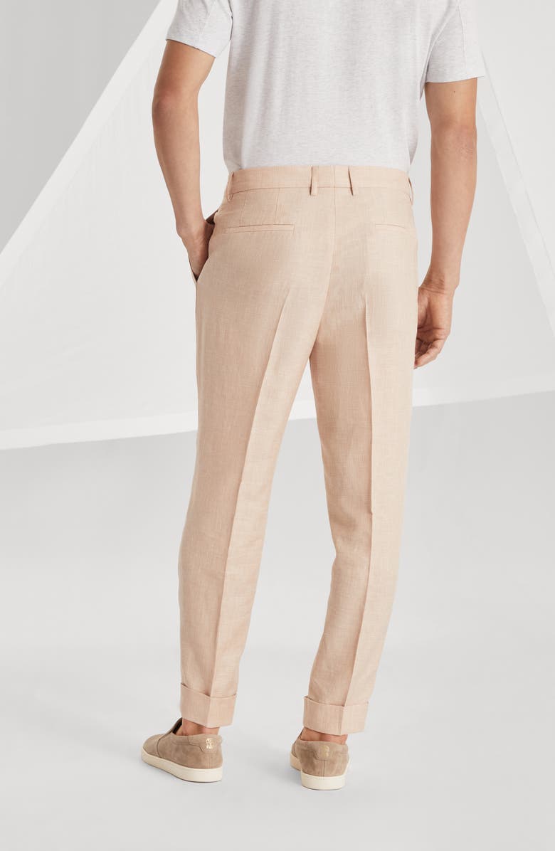 Brunello Cucinelli Prince of Wales trousers, Alternate, color, 