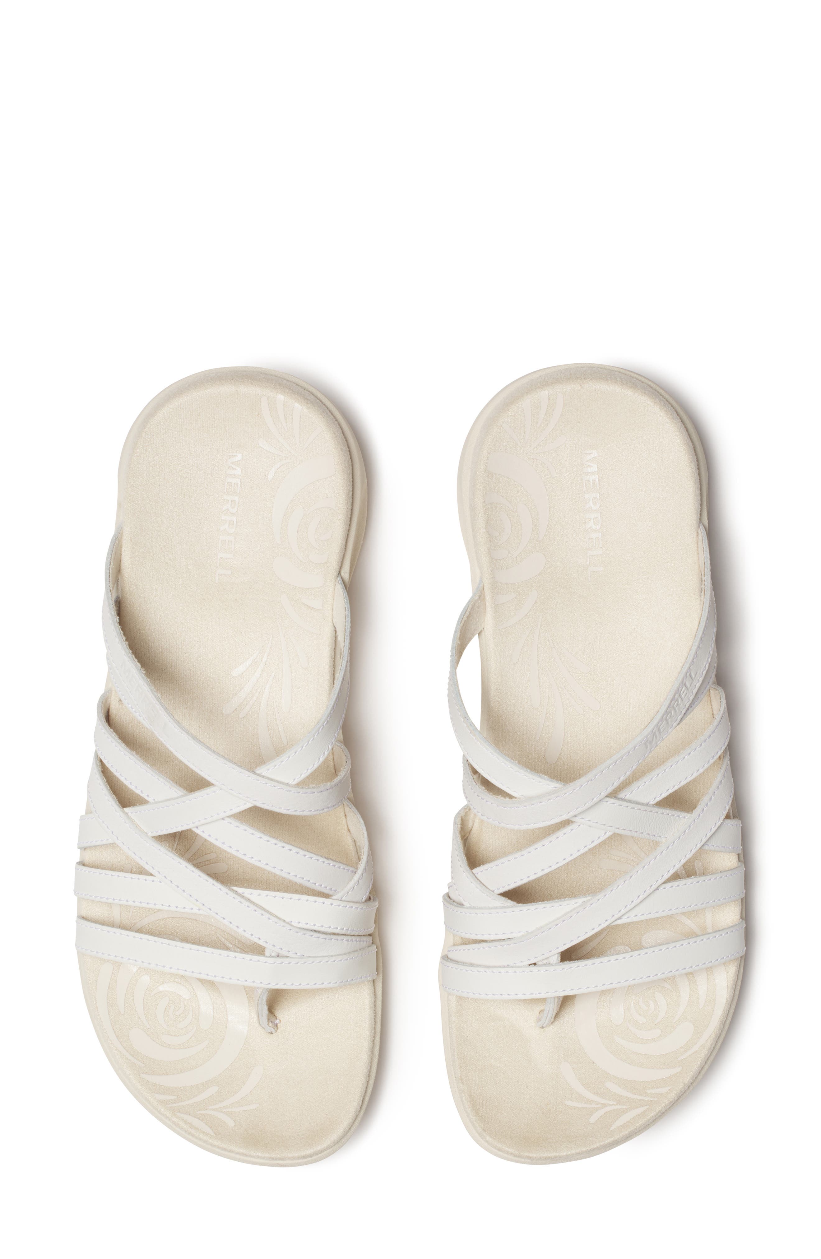 Merrell Harbor Slide Sandal, Alternate, color, White