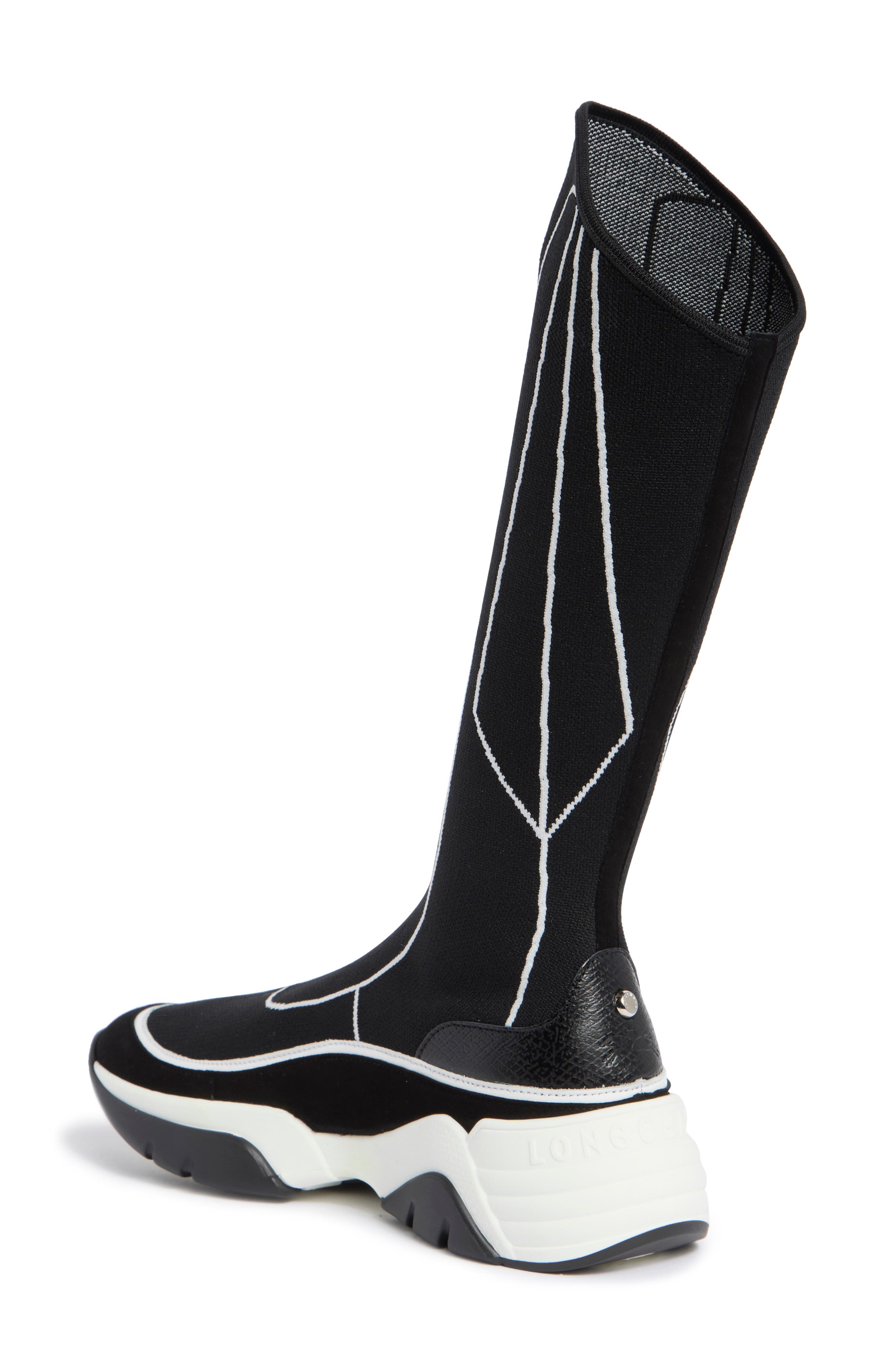 Longchamp Tall Shaft Tennis Boot, Alternate, color, 