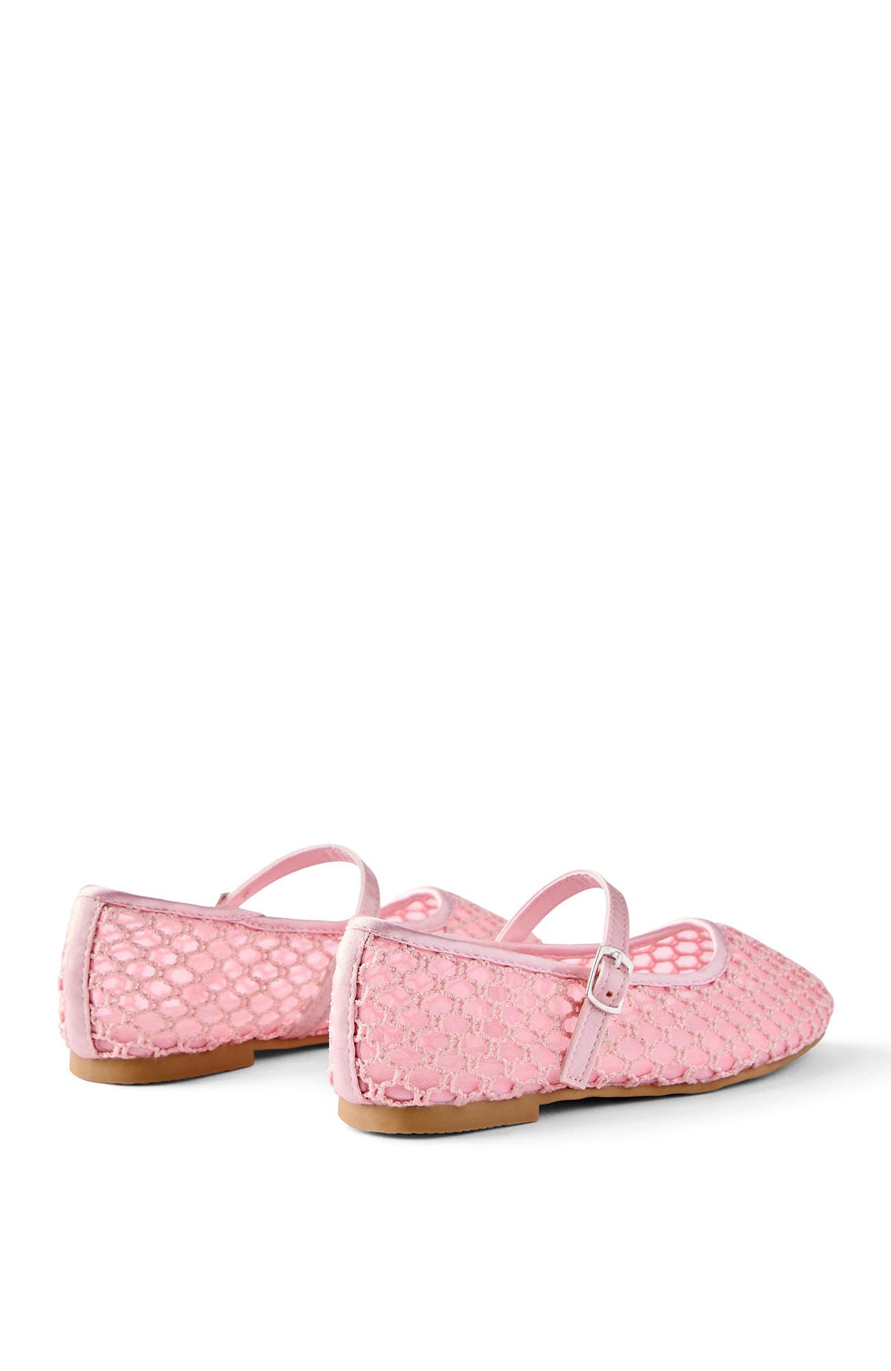 Kid's Olivia Ballet Flat, Alternate, color, Tea Party Pink Woven