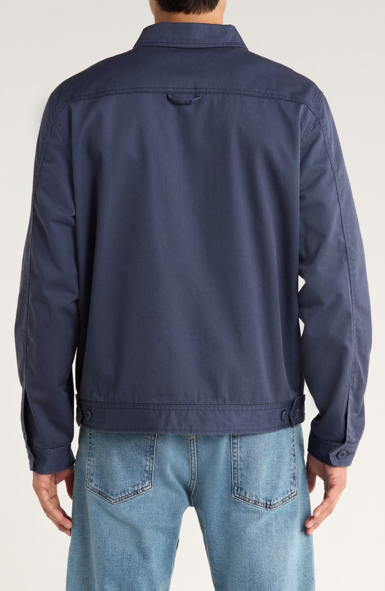 RVCA x Kevin 'Spanky' Long Dayshift Twill Garage Jacket, Alternate, color, Moody Blue