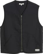 MERZ B SCHWANEN Quilted Organic Cotton Vest