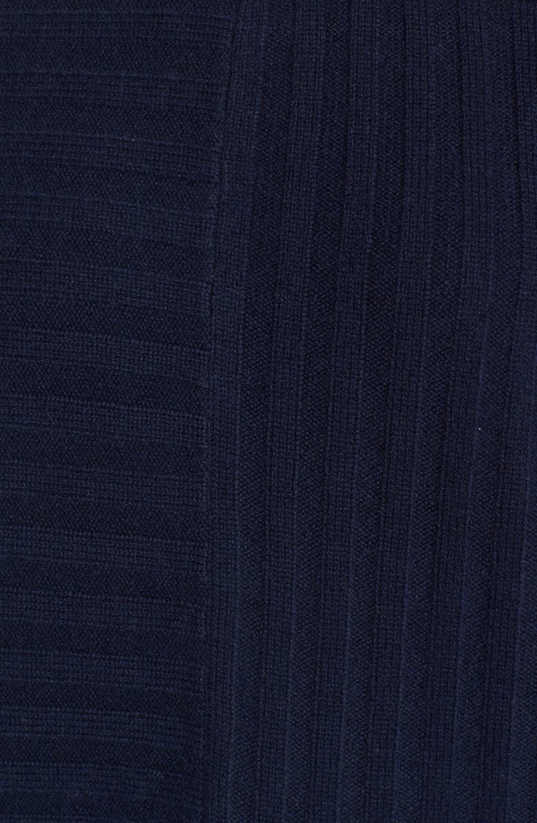 Nordstrom Signature Asymmetrical Ribbed Cashmere Sweater, Alternate, color,
