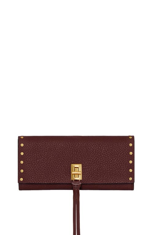 Rebecca Minkoff Darren Leather Continental Wallet In Red