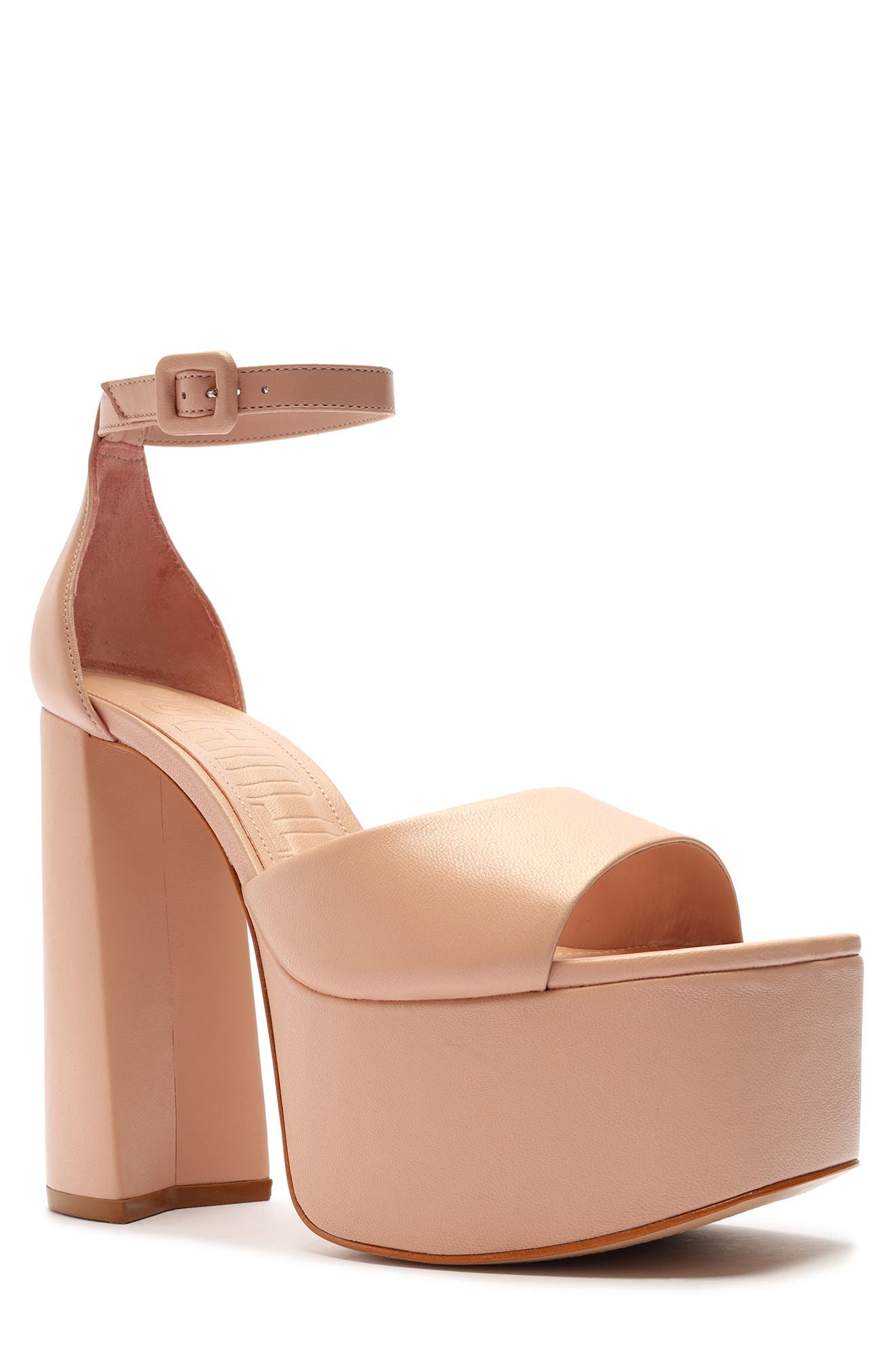 Lenne Ankle Strap Platform Sandal, Main, color, SWEET ROSE