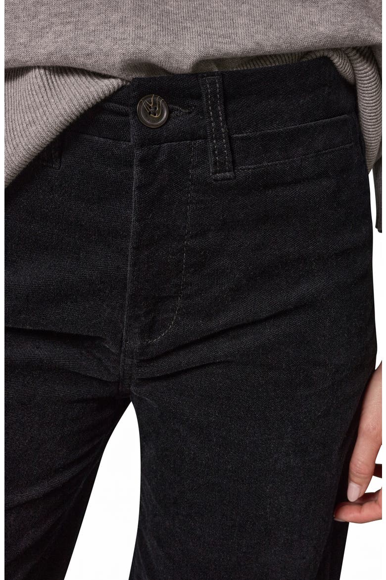 The Donna Mid Rise Wide Leg Jeans, Alternate, color, BLACK