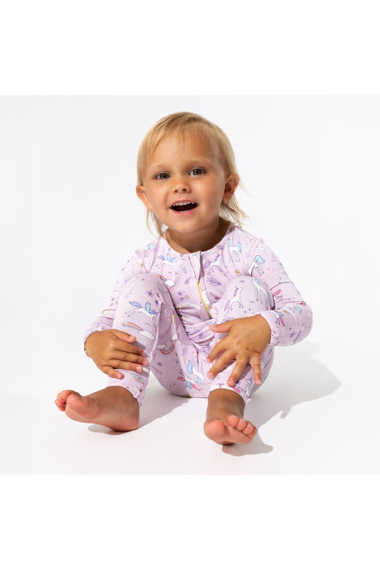 Baby Enchanted Unicorn Convertible Footie, Alternate, color, Enchanted Unicorn