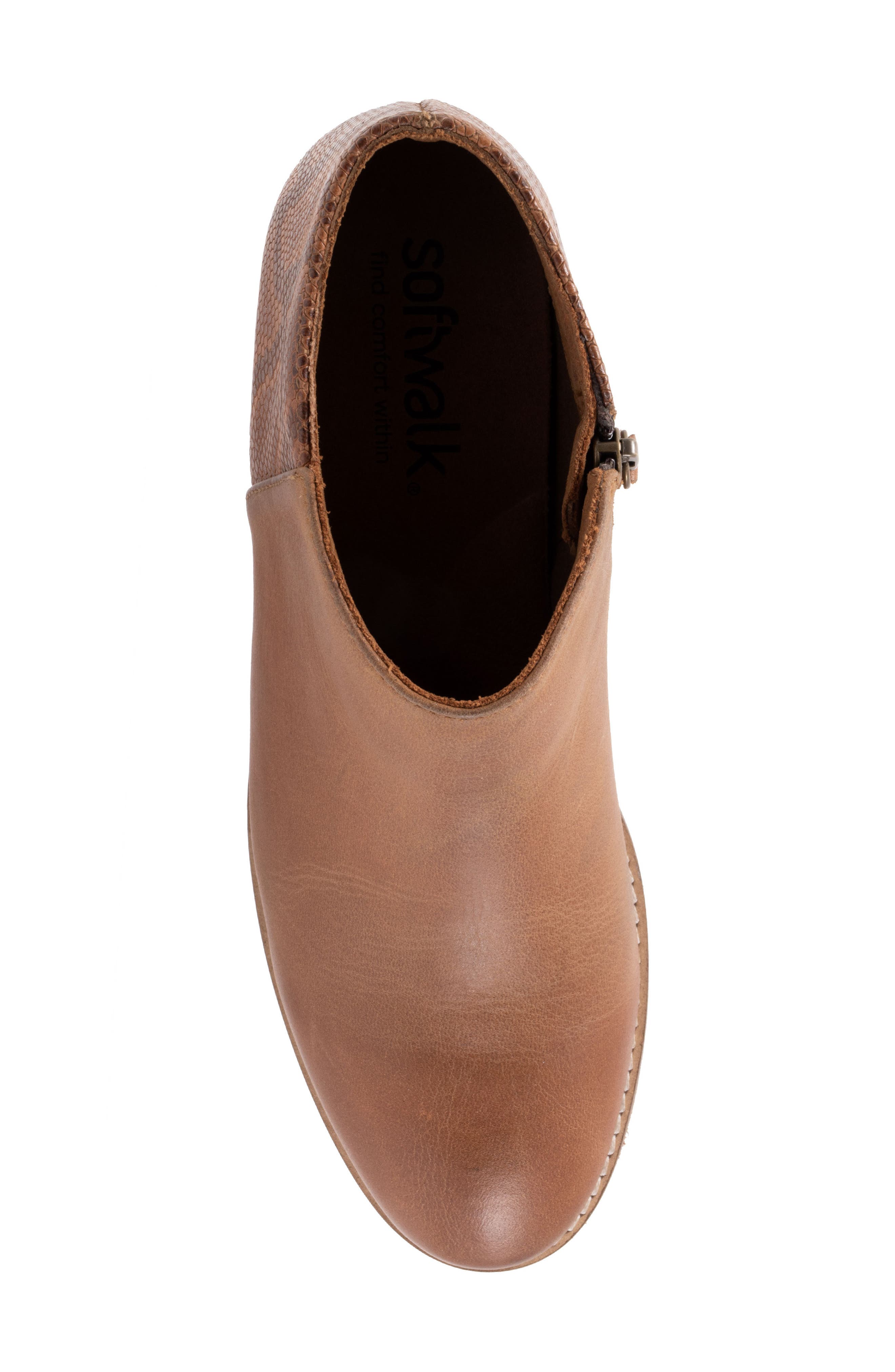 'Rocklin' Bootie, Alternate, color, LUGGAGE/ SNAKE