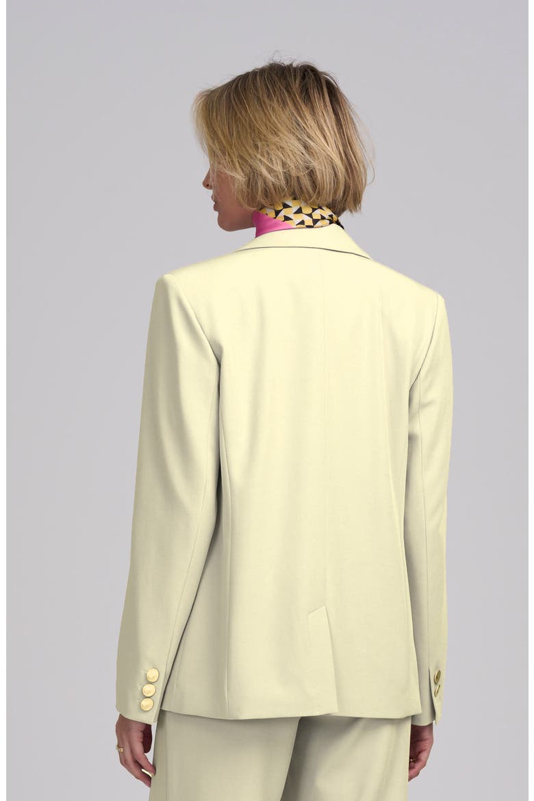 One Button Jacket, Alternate, color, BUTTER