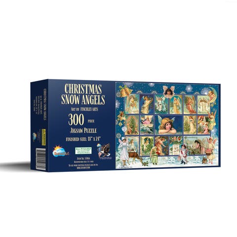 Christmas Snow Angels 300 piece Jigsaw Puzzle for Adults